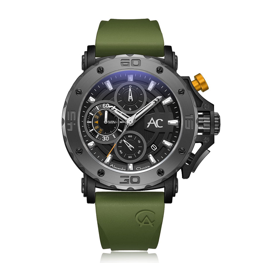 Alexandre Christie 9205MCREPBAYL Men's Chronograph Quartz Watch 47mm