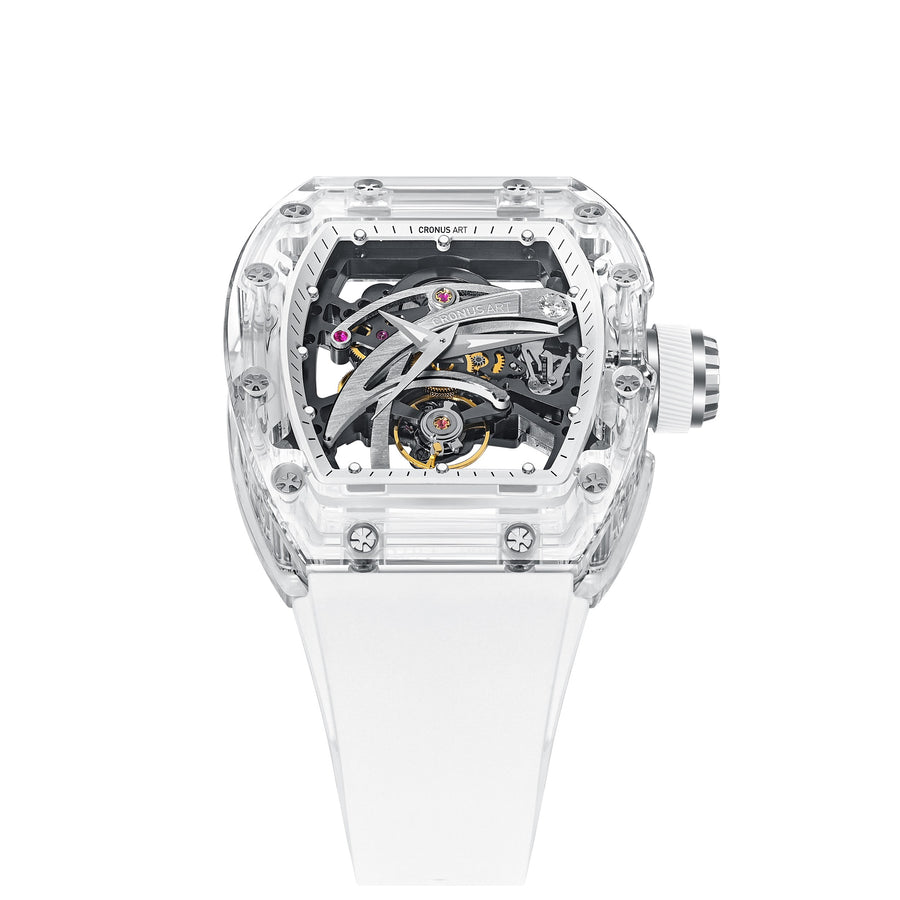 CM08-010 Men's Crystal Case Automatic Watch 42mm