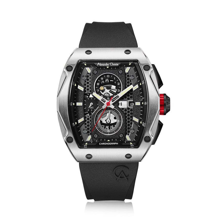 Alexandre Christie 6608MCRTBBA Men's Chronograph Quartz Watch 44mm