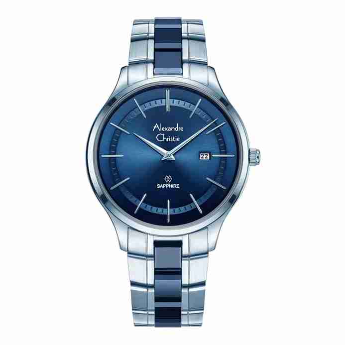 Alexandre Christie 8707MDBIUBU Men's Classic Quartz Watch 41mm