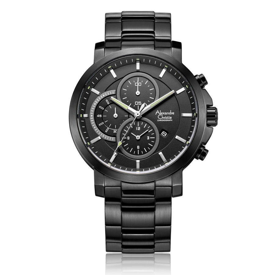 Alexandre Christie 6350MCBEPBA Men's Chronograph Quartz Watch 45mm