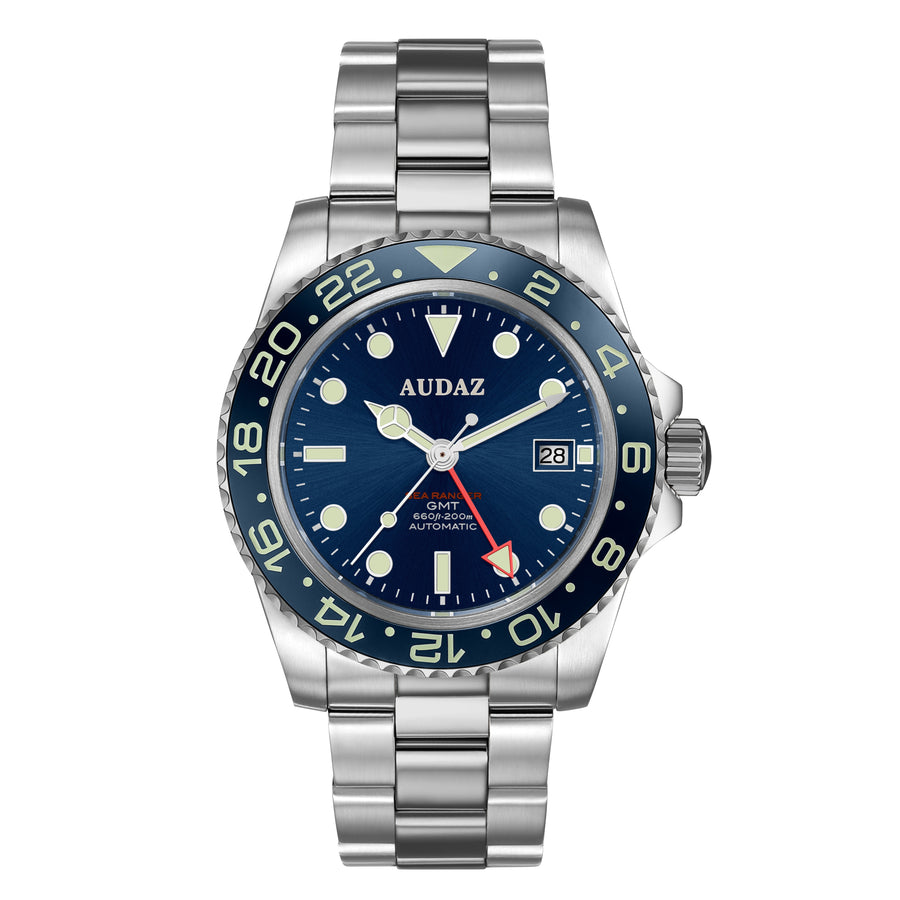 Audaz 3070-02 SEA RANGER GMT Men's Automatic Watch 42mm