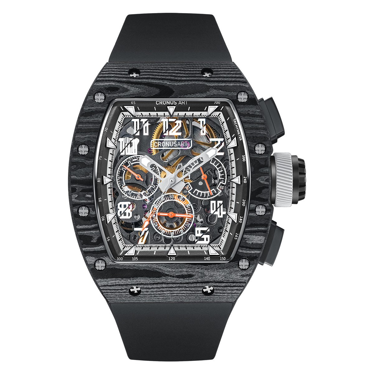 CM002-016 Men's Carbon Case Automatic Watch 42mm