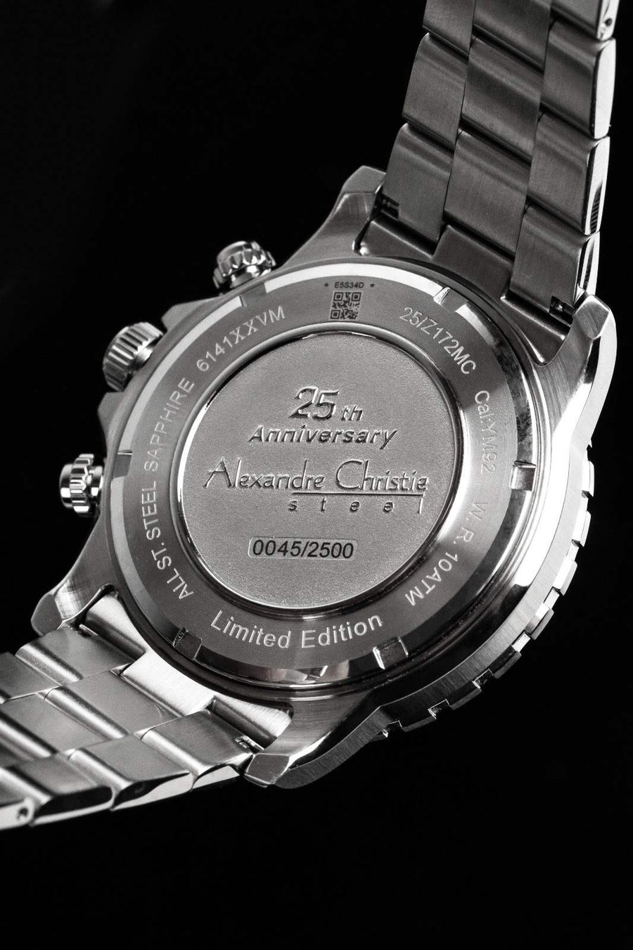 6141XXVMSSSLBU 25th Anniversay Limited Edition Men's Chronograph Quartz Watch 42mm