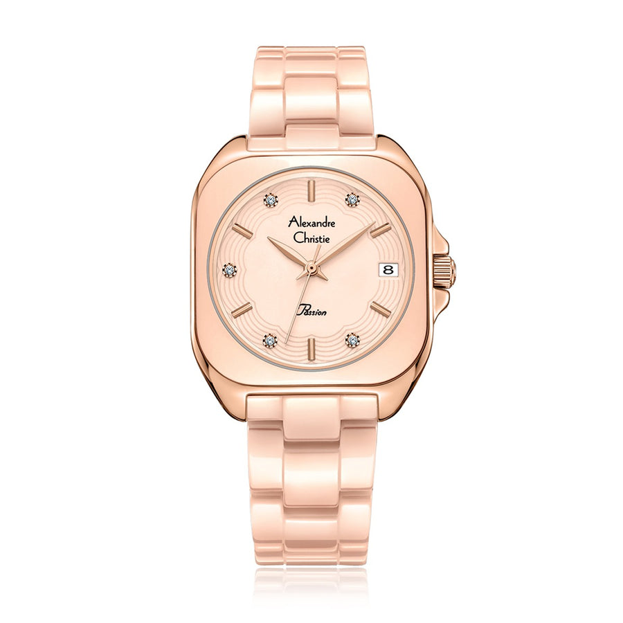 Alexandre Christie 2B31LDBRGPN Women's Multi-Function Quartz Watch 30mm