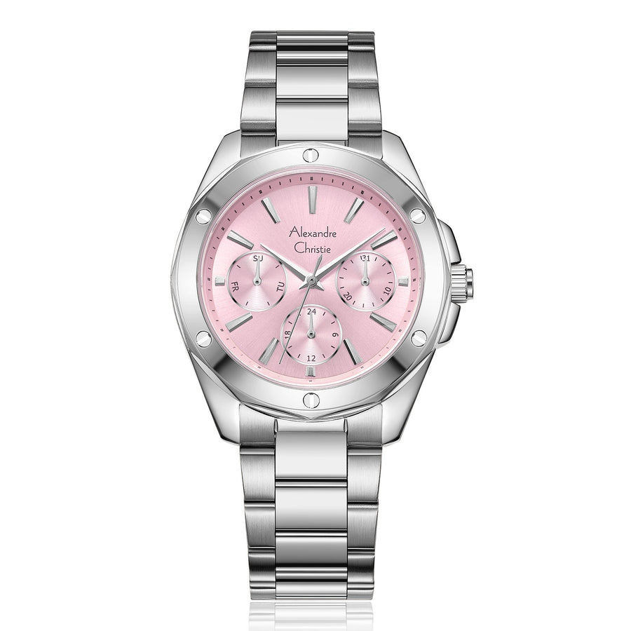 Alexandre Christie 2A72BFBSSPN Women's Multi-Function Quartz Watch 36mm