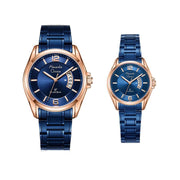 8684MDLDURBU Couple's Classic Quartz Watch 41+32mm