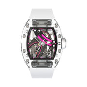 CM001-16SP Men's Crystal Case Automatic Watch 42mm