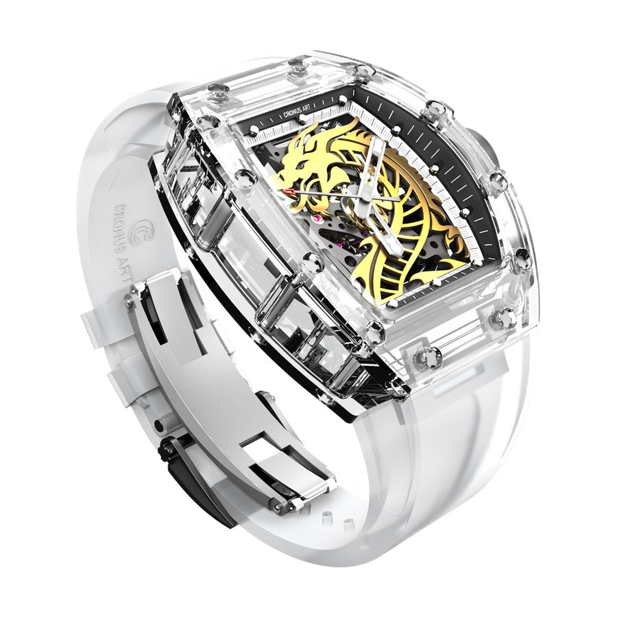 CM001-08 Men's Crystal Case Automatic Watch 42mm