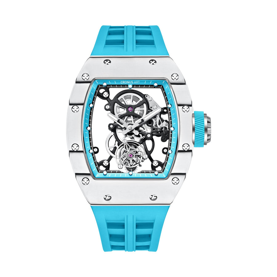 Cronus Art CM002-078 Prestige Carbon Fiber Tourbillon Manual Winding WatchFor Men 42mm