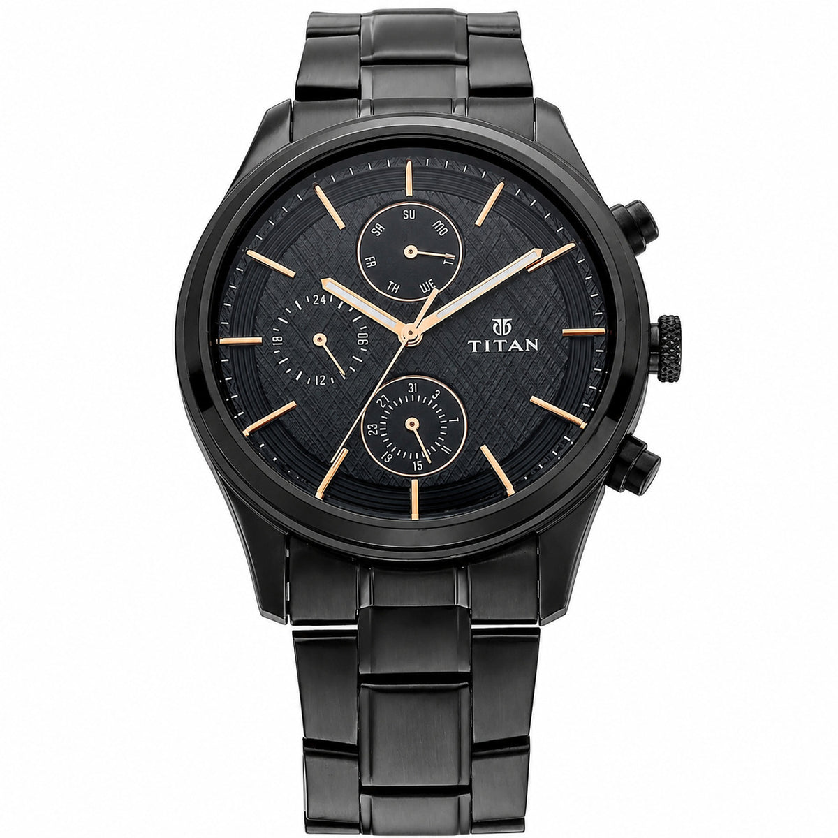 Titan 1805NM01 Men's Multi-Function Quartz Watch 42mm