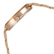 Titan 2480WM03 Pink Dial Rose Gold Stainless Steel Strap Watch for Women