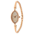Titan 2499WM01 Raga World Cities Silver Dial Quartz Analog Rose Gold Metal Strap Watch for Women 18.33mm