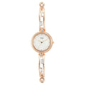 Titan 2581WM02 Raga I Am White Dial Quartz Analog Rose Gold Metal Strap Watch for Women 28mm