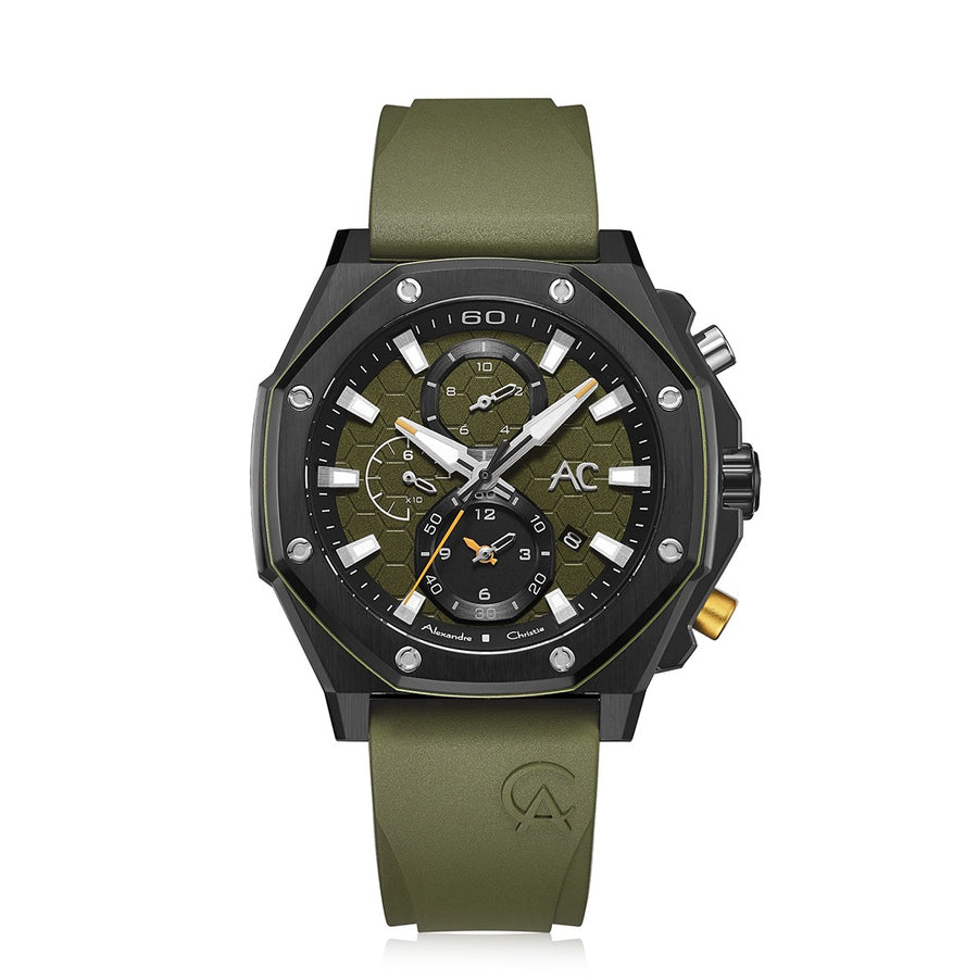 Alexandre Christie 9601GCRIPGNYL Men's Chronograph Quartz Watch 45mm