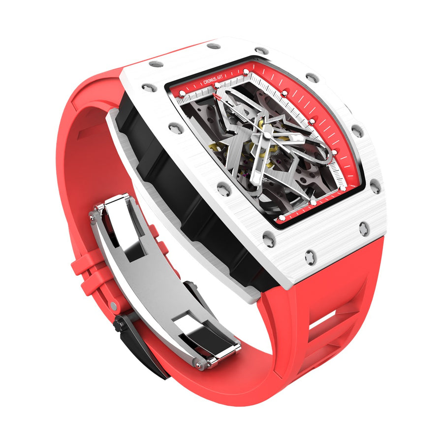 CM002-06B Men's Crystal Case Automatic Watch 42mm