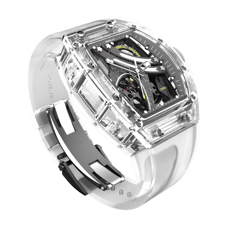 CM001-16S Men's Crystal Case Automatic Watch 42mm