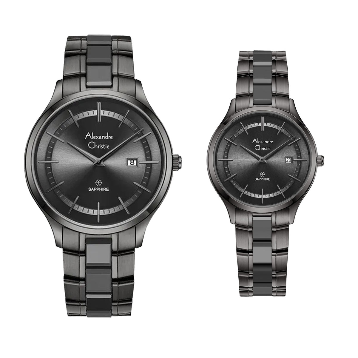 8707MDLDIGDG Couple's Classic Quartz Watch