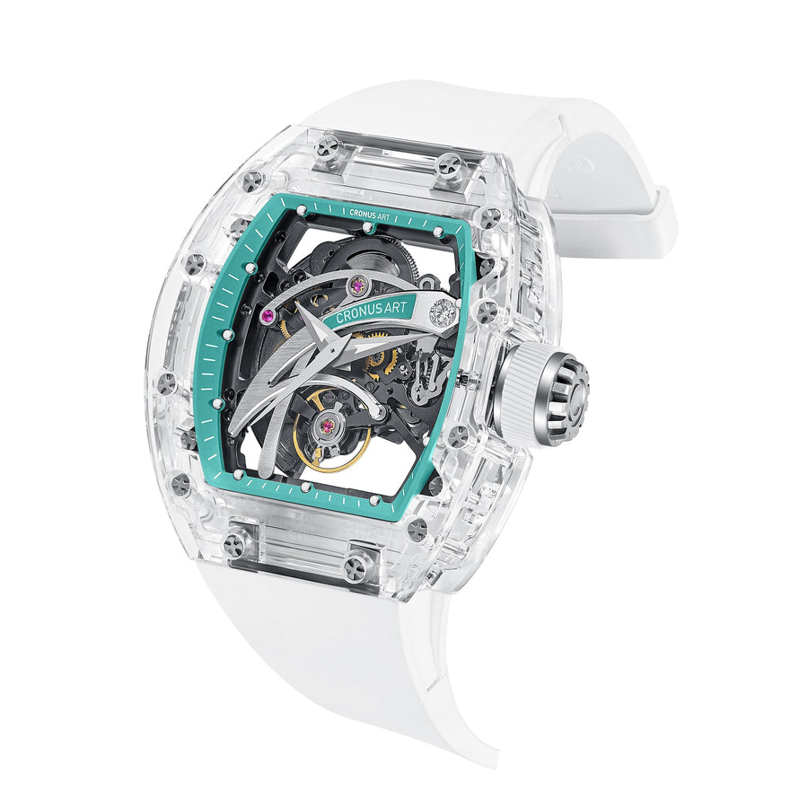 CM08-001 Men's Crystal Case Automatic Watch 42mm