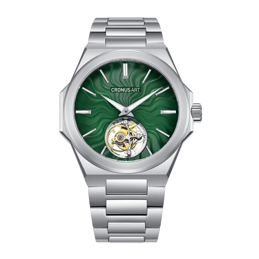 Cronus Art CM036-005 Heritage Tourbillon Series  Manual Winding WatchFor Unisex 42mm