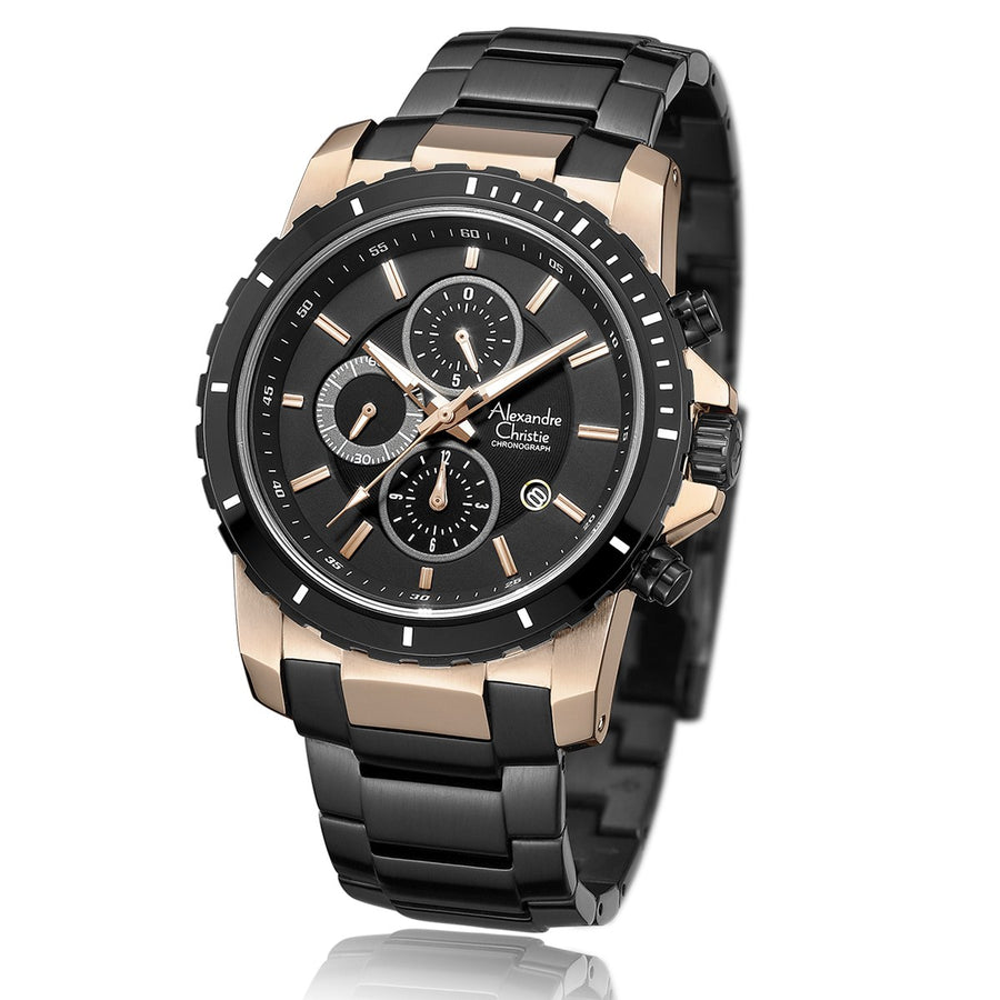 Alexandre Christie 6141MCBCABA Men's Chronograph Quartz Watch 44mm