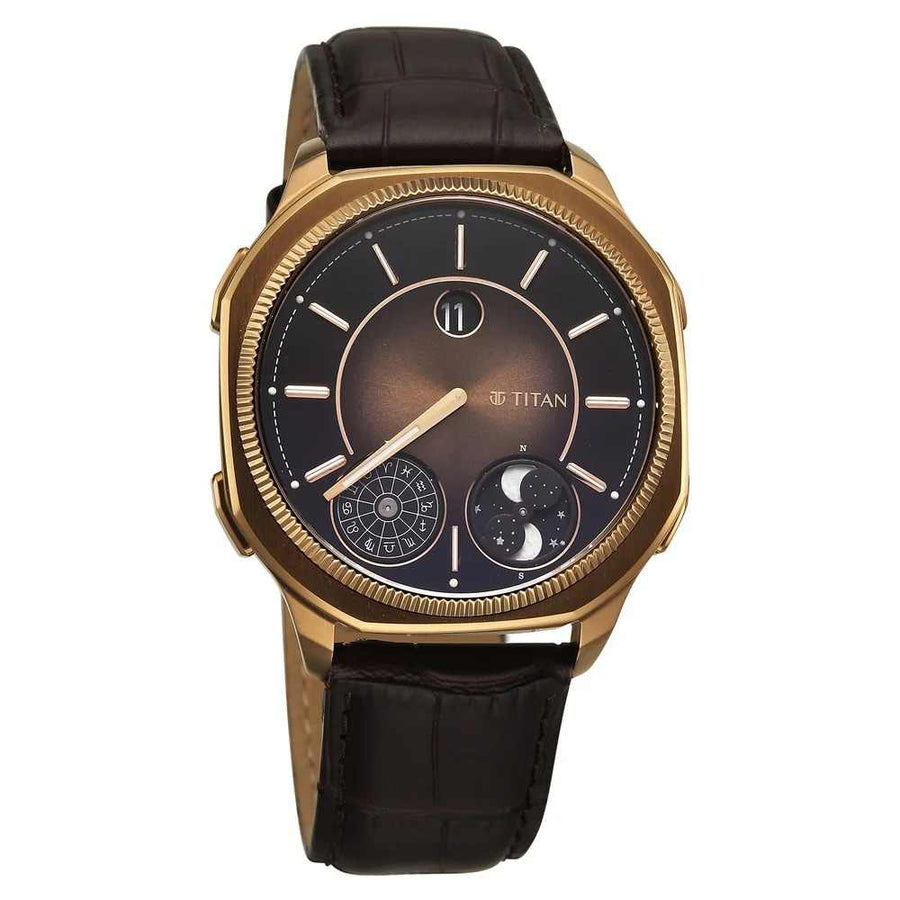 Titan Stellar 10053QL01 Men's Quartz Watch 42mm