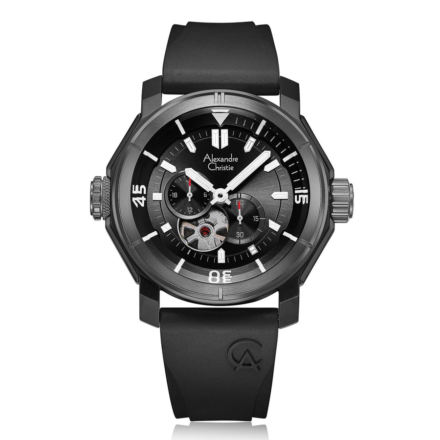 Alexandre Christie 6565MAREPBA Men's Classic Automatic Watch 45mm