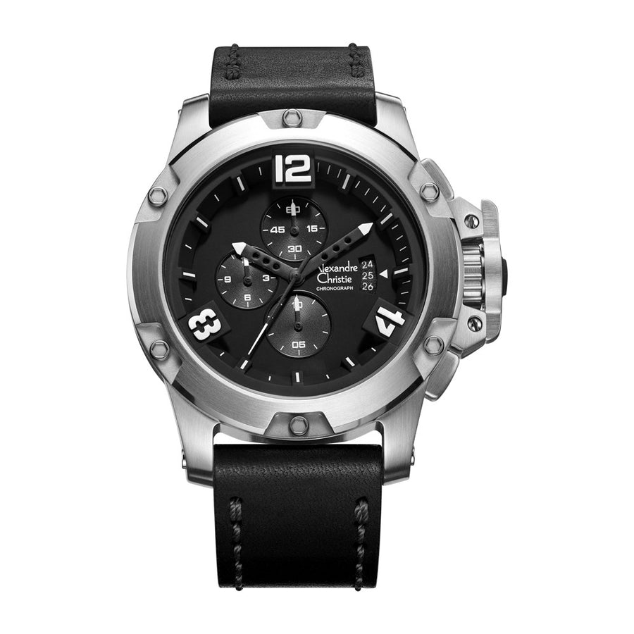 Alexandre Christie 6295MCLSSBA Men's Chronograph Quartz Watch 46mm