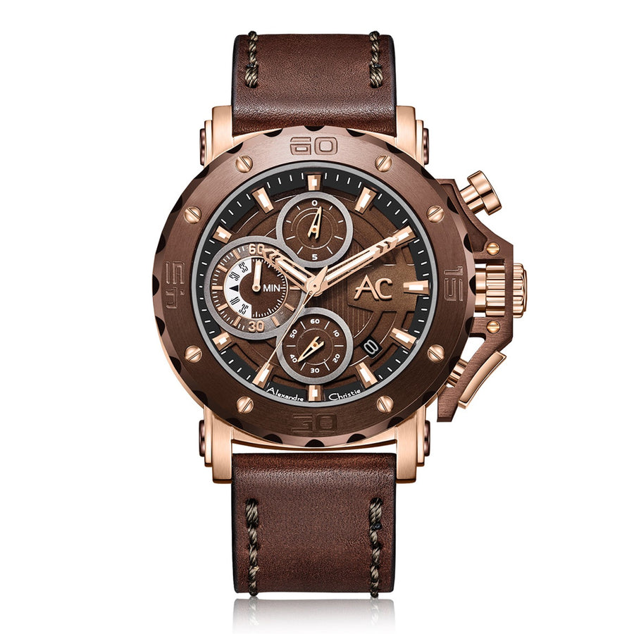 Alexandre Christie 9205MCLROBO Men's Chronograph Quartz Watch 47mm