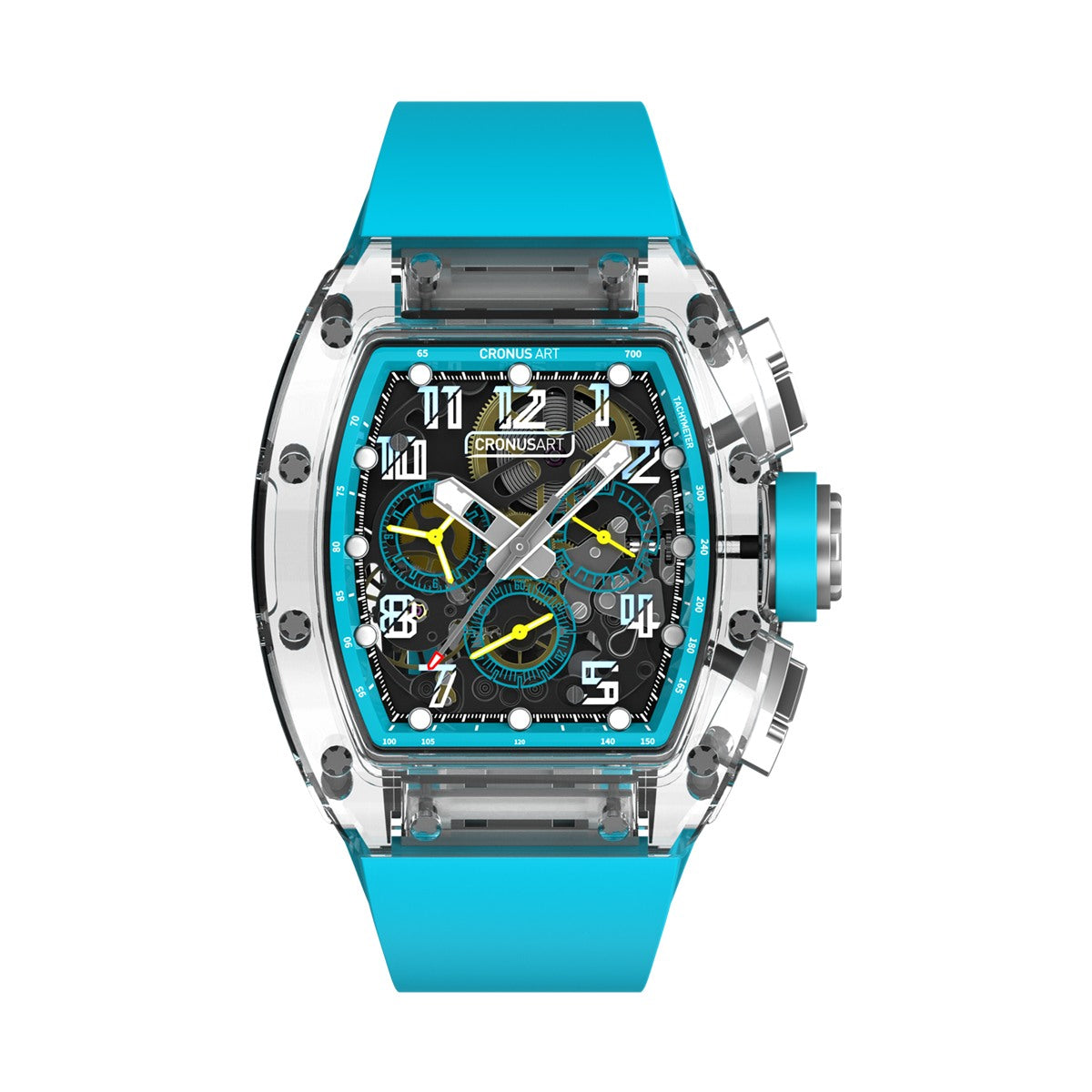 CM08-H Men's Crystal Case Automatic Watch 42mm