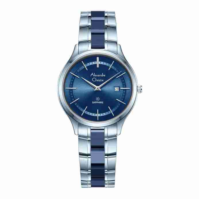Alexandre Christie 8707LDBIUBU Women's Classic Quartz Watch 33mm