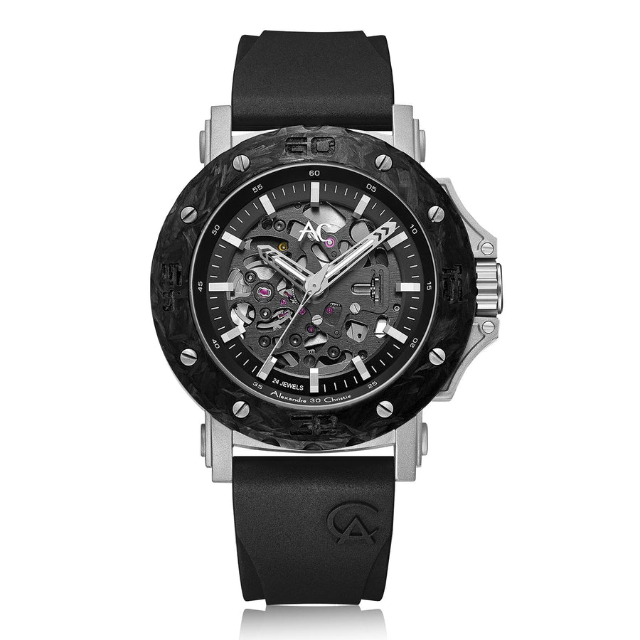 Alexandre Christie 9205MTRTTBA Men's Classic Automatic Watch 44mm