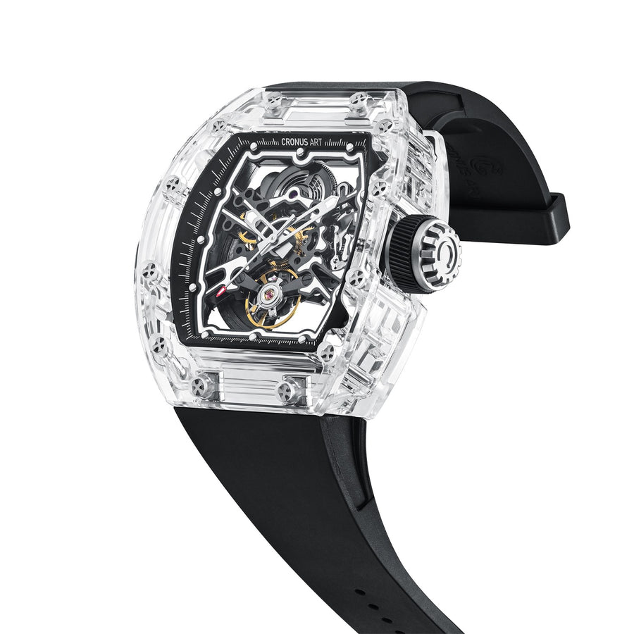 CM001-053 Men's Crystal Case Automatic Watch 42mm