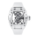 CM08-027 Men's Crystal Case Tourbillon Watch 42mm