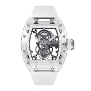 CM08-027 Men's Crystal Case Tourbillon Watch 42mm