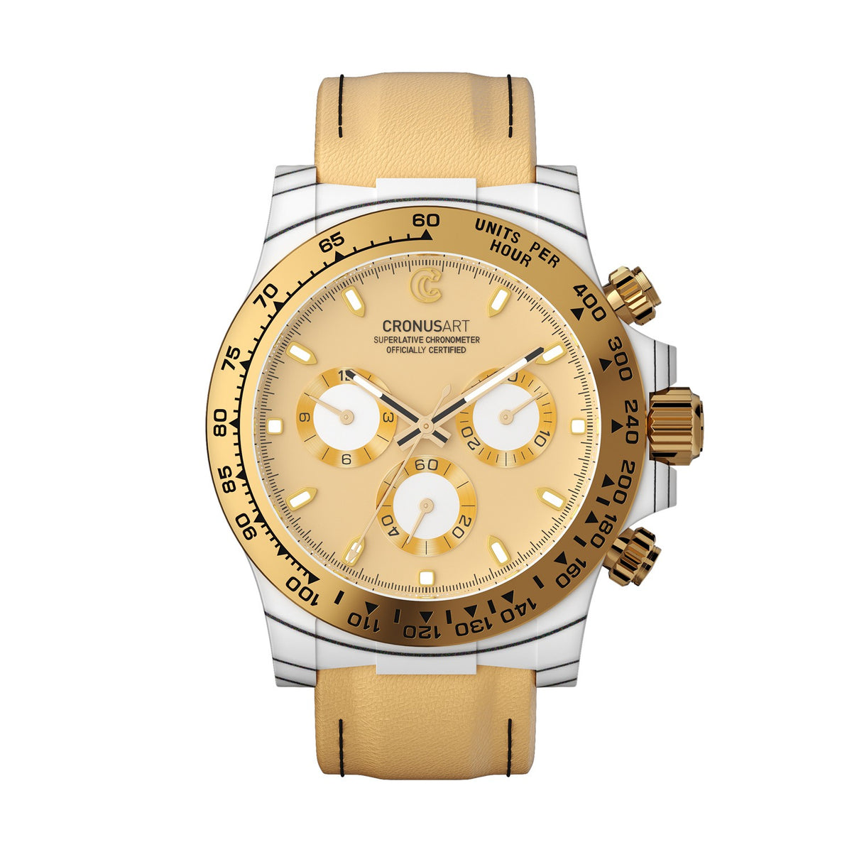 Cronus Art CM016-068 Men's Chronograph Automatic Watch 42mm