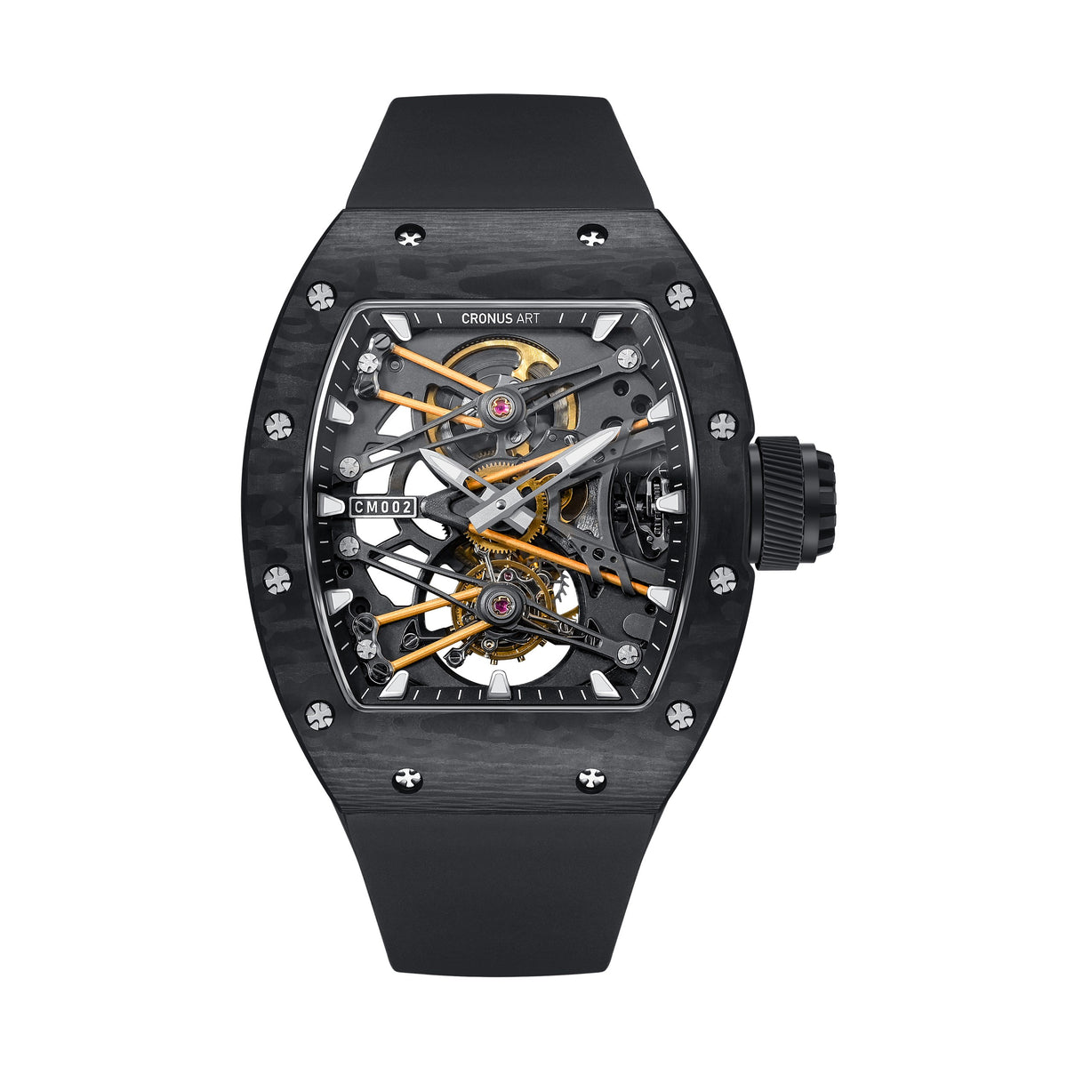 Cronus Art CM002-038B Men's Tourbillon Manual Winding Watch 42mm