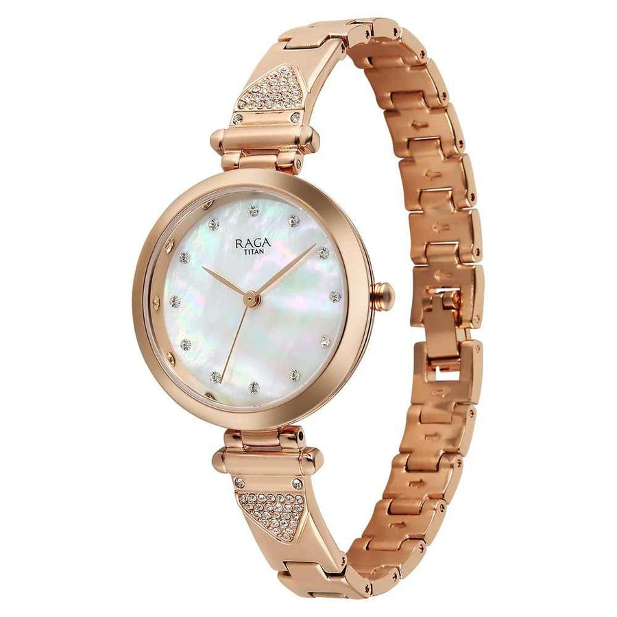 Titan Raga Glimmers 95363WM01 Women's Quartz Watch 32mm
