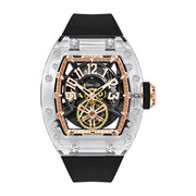 CM001-080 Men's Crystal Case Automatic Watch 42mm
