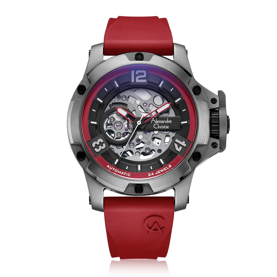Alexandre Christie 6295MTRTPBARE Men's Classic Automatic Watch 48mm