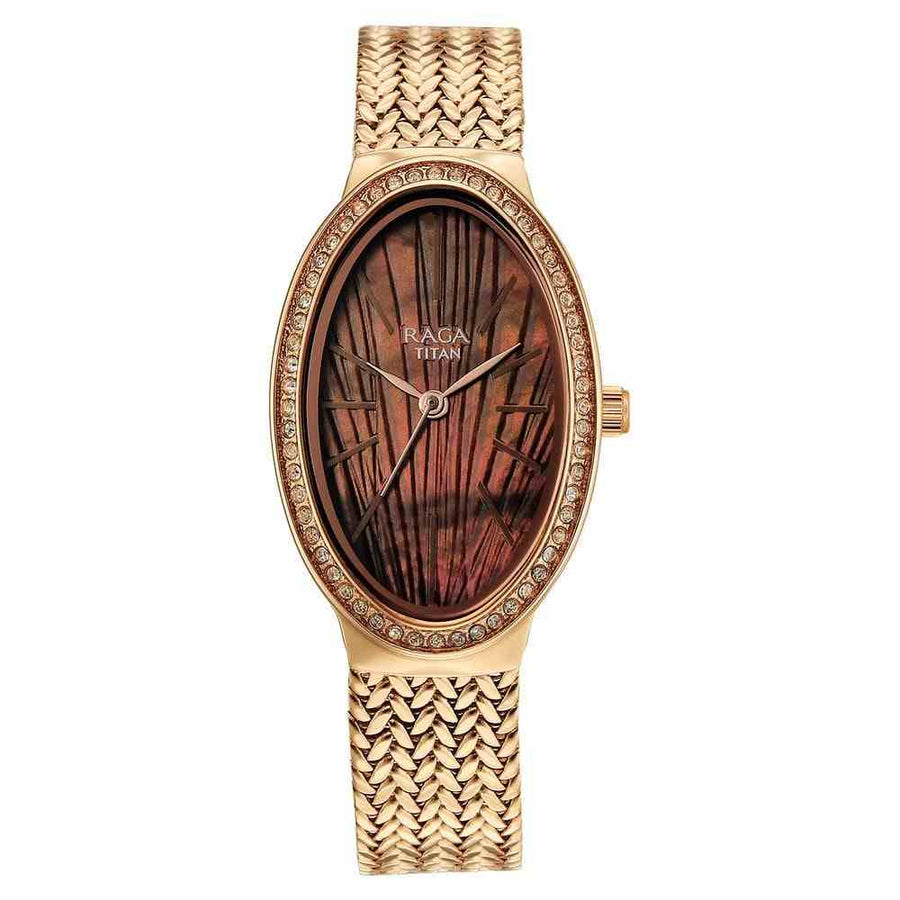 Titan Raga Glimmers 95338WM01F Women's Quartz Watch 23mm