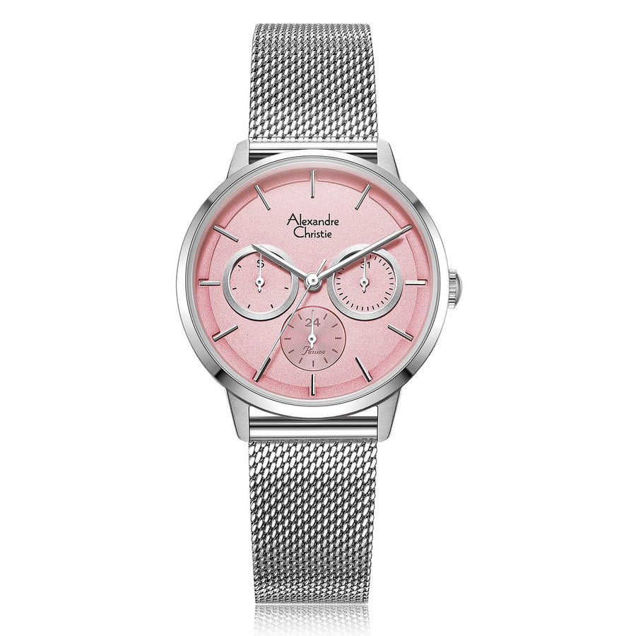 Alexandre Christie 2682BFBSSPN Women's Classic Quartz Watch 34mm