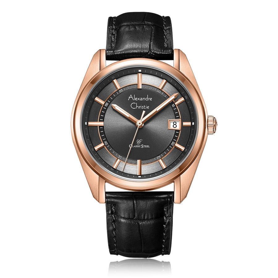 Alexandre Christie 8695MDLRGDG Men's Classic Quartz Watch 40mm