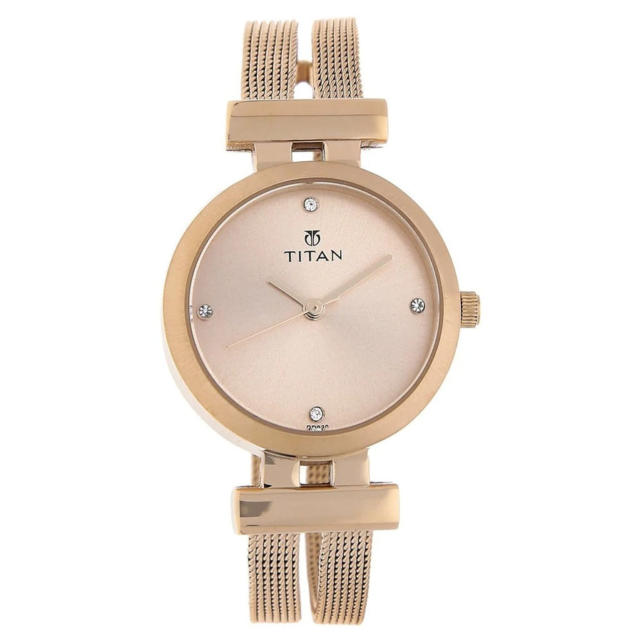 Titan 9942WM01  Women 3 Hands Quartz Watch