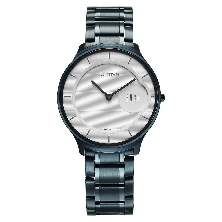 Titan 1843QM04 Edge Murals Men 2 Hands Quartz Watch 38mm