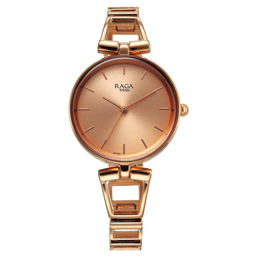 Titan 2747WM01 Raga Ascend Women 3 Hands Quartz Watch 32.90mm