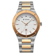 90240KM01 Regalia Marque Men 3 Hands w/ Date Quartz Watch 43mm