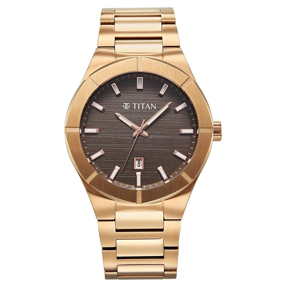 90240WM01 Regalia Marque Men 3 Hands w/ Date Quartz Watch 43mm