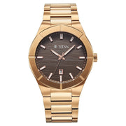 90240WM01 Regalia Marque Men 3 Hands w/ Date Quartz Watch 43mm