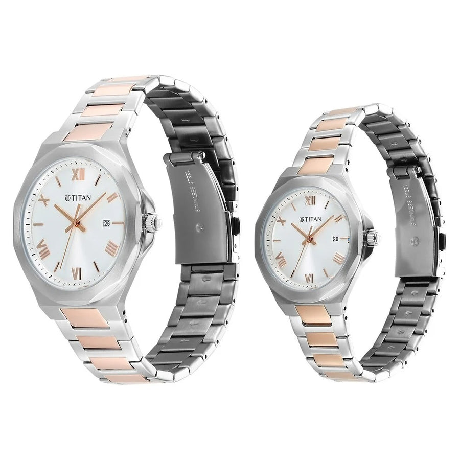 9401094210KM01 Bandhan Couple 3 Hands w/ Date Quartz Watch